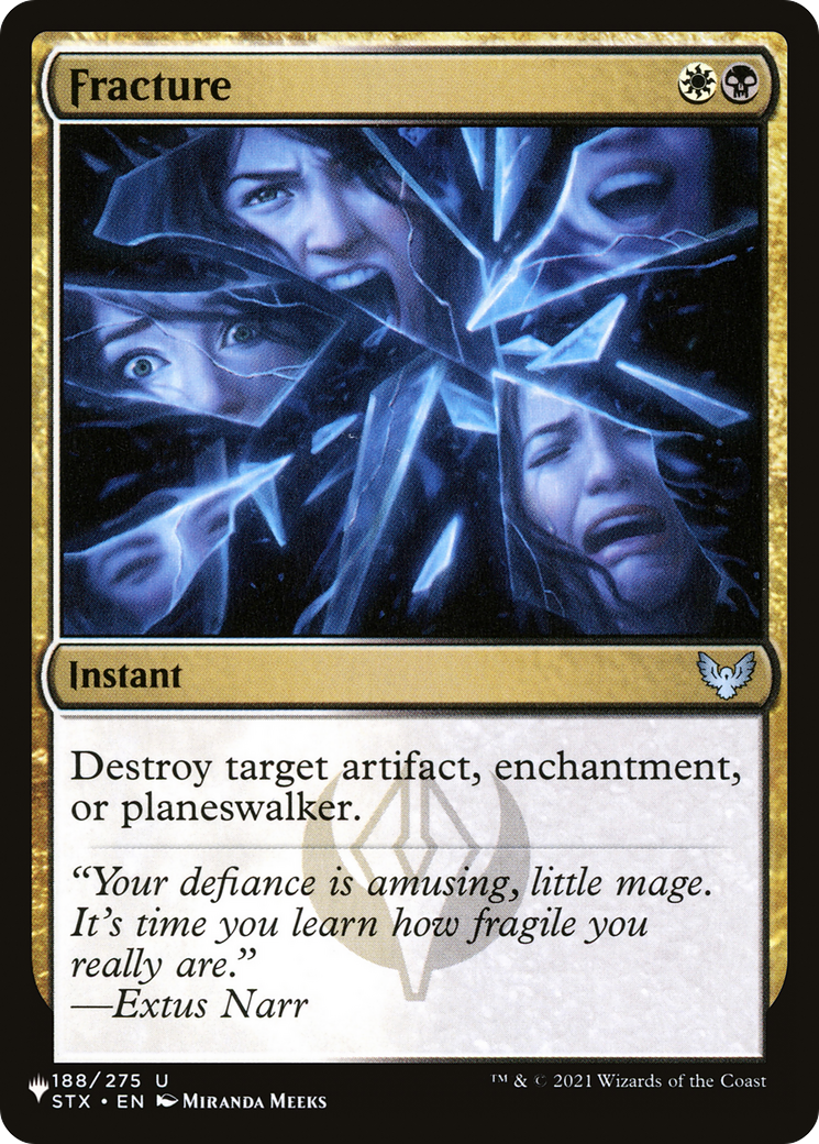 Fracture [The List Reprints] | Devastation Store