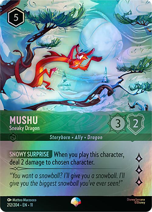 Mushu - Sneaky Dragon (Epic) (212/204) [Winterspell] | Devastation Store