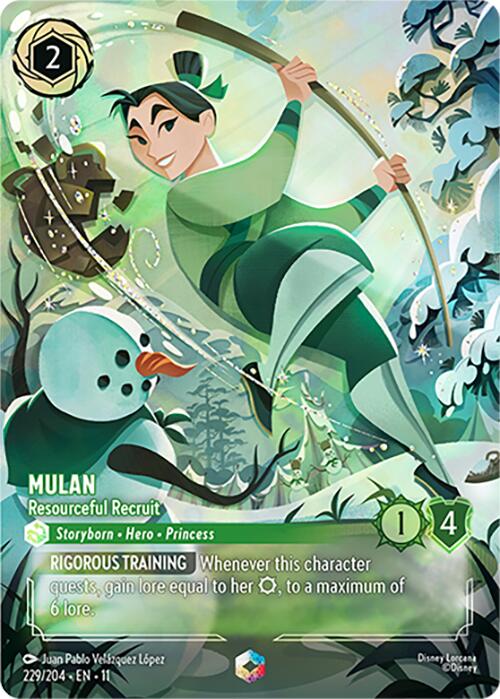 Mulan - Resourceful Recruit (Enchanted) (229/204) [Winterspell] | Devastation Store