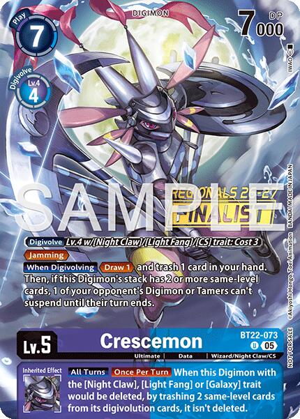 Crescemon [BT22-073] (Regionals 26-27 Season 1 Finalist) [Cyber Eden] | Devastation Store