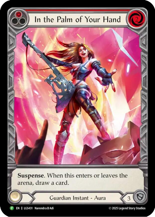 In the Palm of Your Hand [LGS431] (Promo)  Cold Foil | Devastation Store