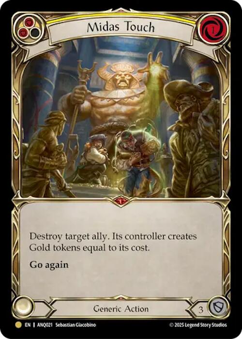 Midas Touch (Yellow) (Gold) [ANQ021] (Compendium of Rathe - Antiquity Pack) - Devastation Store | Devastation Store