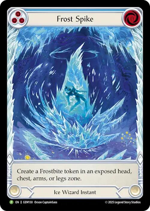 Frost Spike [GEM130] (GEM Pack 4)  Rainbow Foil - Devastation Store | Devastation Store