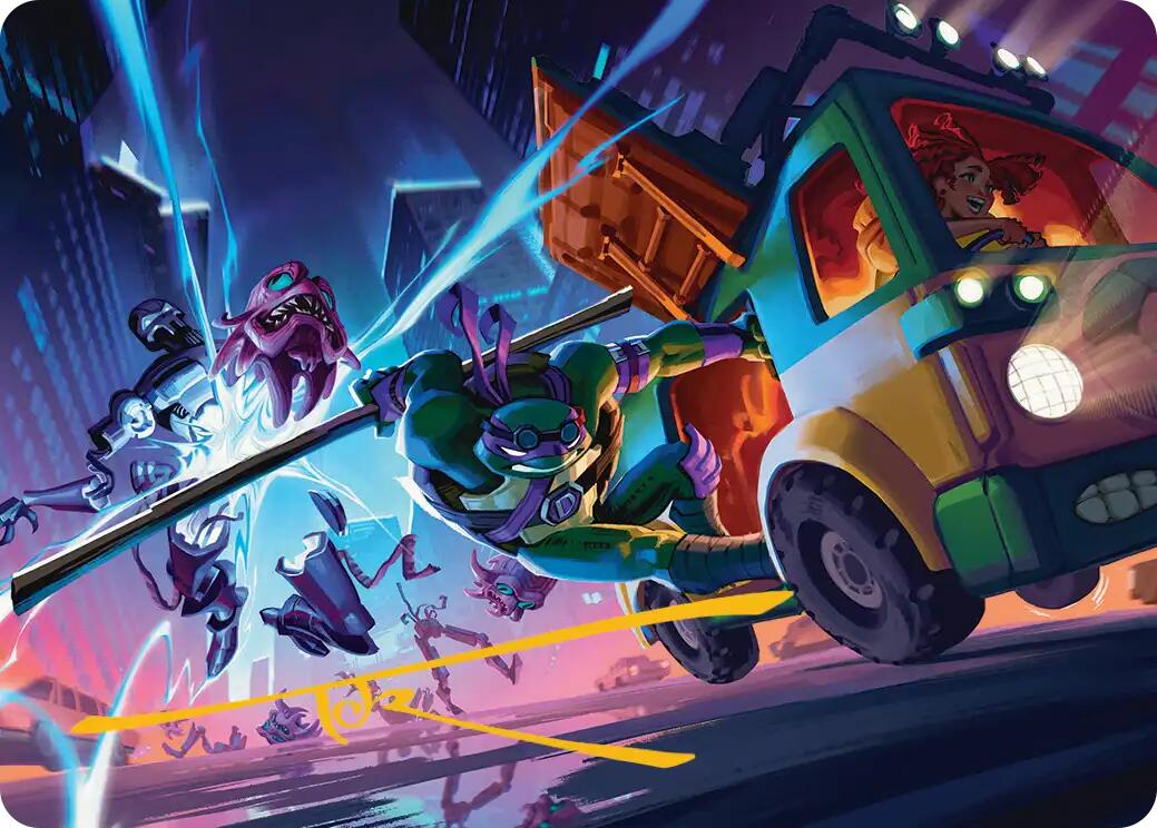 Donatello, Rad Scientist Art Card (Gold-Stamped Signature) [Teenage Mutant Ninja Turtles Art Series] | Devastation Store