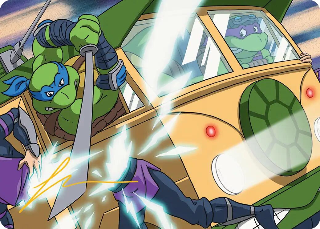 Don & Leo, Problem Solvers Art Card (Gold-Stamped Signature) [Teenage Mutant Ninja Turtles Art Series] | Devastation Store