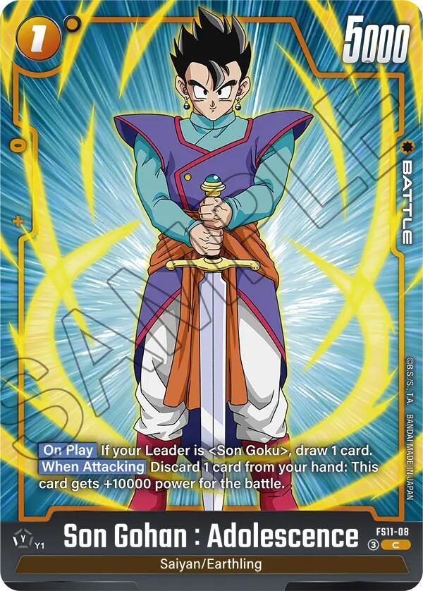Son Gohan : Adolescence (FS11-08) [Starter Deck EX: The Phase of Evolution] | Devastation Store