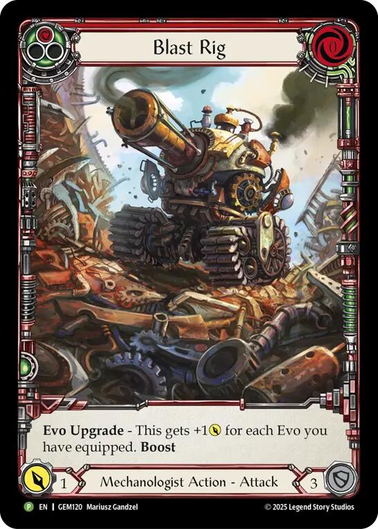 Blast Rig (Red) [GEM120] (GEM Pack 4) | Devastation Store