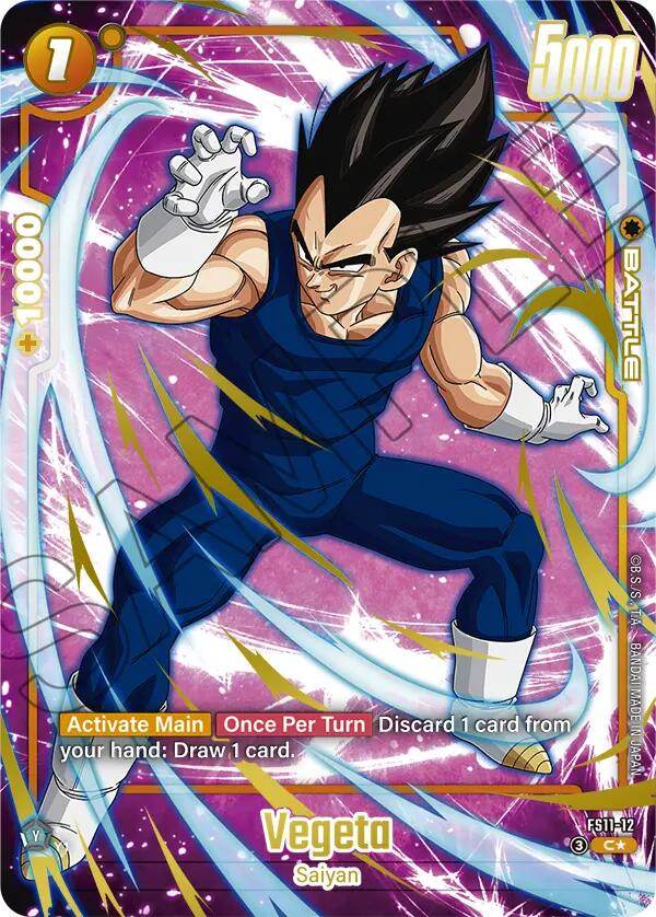 Vegeta (FS11-12) (Gold) [Starter Deck EX: The Phase of Evolution] | Devastation Store