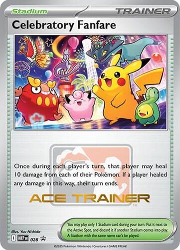 Celebratory Fanfare (028) (Ace Trainer) [Mega Evolution Promo] | Devastation Store