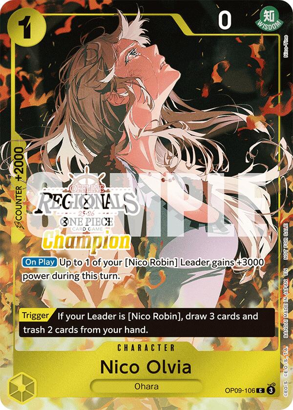 Nico Olvia (Offline Regional Champion Card Set 2025 Vol.1) [One Piece Promotion Cards] | Devastation Store