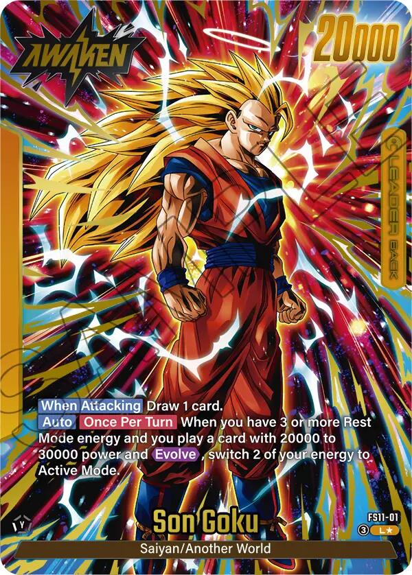 Son Goku (FS11-01) (Gold) [Starter Deck EX: The Phase of Evolution] | Devastation Store