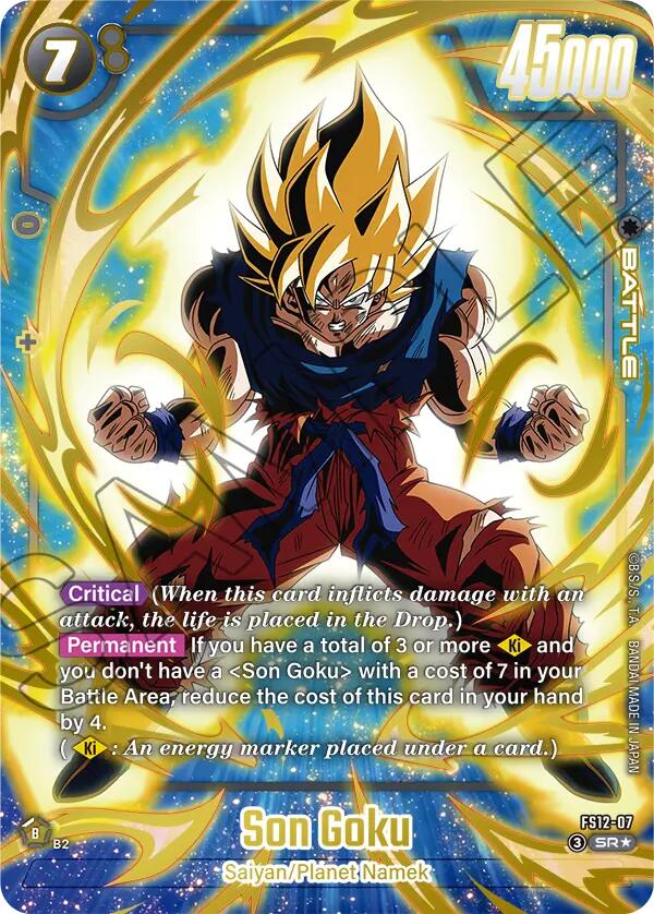 Son Goku (FS12-07) (Gold) [Starter Deck EX: The Beat of Ki] | Devastation Store