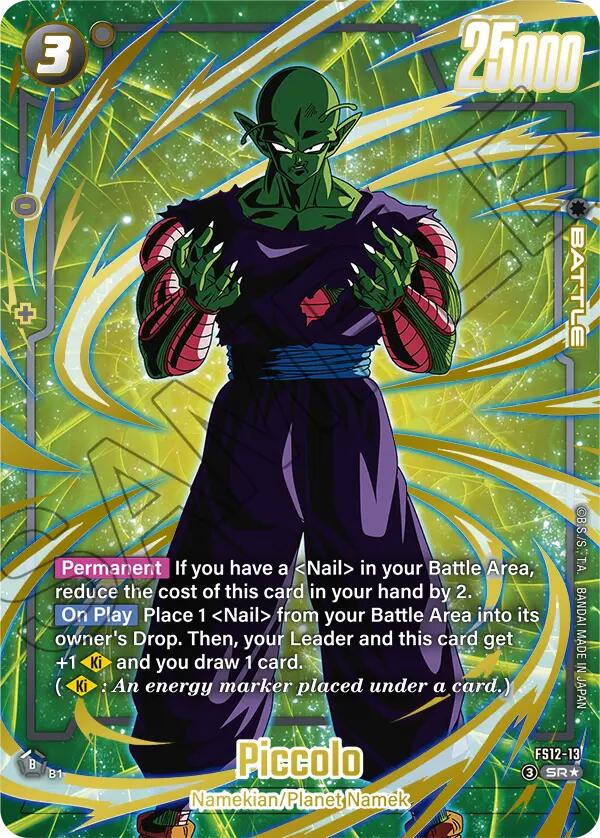 Piccolo (FS12-13) (Gold) [Starter Deck EX: The Beat of Ki] | Devastation Store