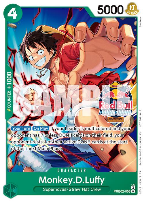 Monkey.D.Luffy (Red Bull Double Don!!) [One Piece Promotion Cards] | Devastation Store
