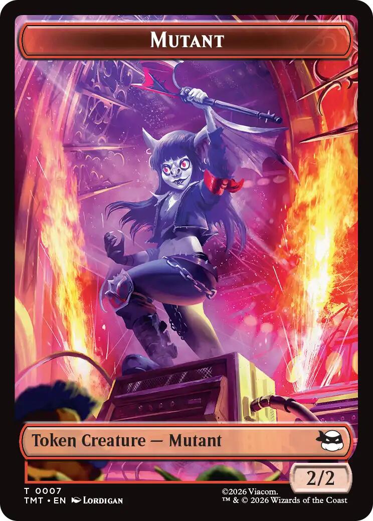 Mutant // Mutagen Double-Sided Token [Teenage Mutant Ninja Turtles Tokens] | Devastation Store
