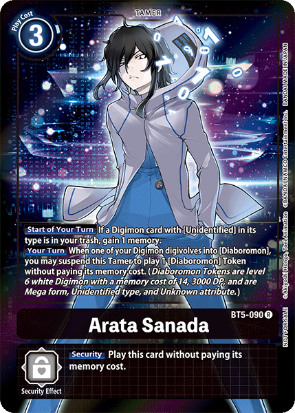 Arata Sanada [BT5-090] (Buy-A-Box Promo) [Battle of Omni Promos] | Devastation Store