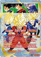 Son Goku, Vegeta, & Trunks // Super Saiyans United (SLR) (BT30-001) [Three Glorious Fighters] | Devastation Store