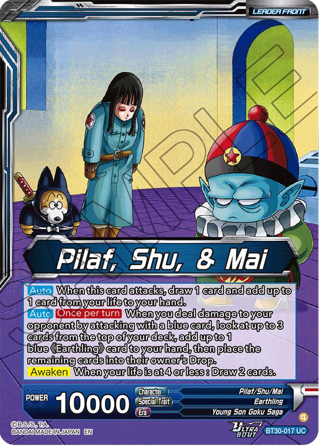 Pilaf, Shu, & Mai // Pilaf, Shu, & Mai, Entrusted Ambitions (SLR) (BT30-017) [Three Glorious Fighters] | Devastation Store