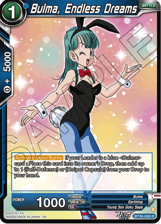 Bulma, Endless Dreams (BT30-026) [Three Glorious Fighters] | Devastation Store