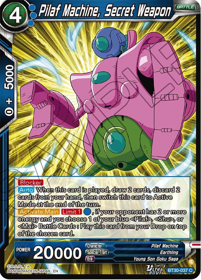 Pilaf Machine, Secret Weapon (BT30-037) [Three Glorious Fighters] | Devastation Store