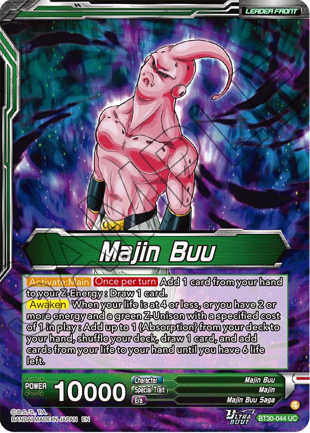 Majin Buu // Majin Buu, Ultimate Majin (SLR) (BT30-044) [Three Glorious Fighters] | Devastation Store