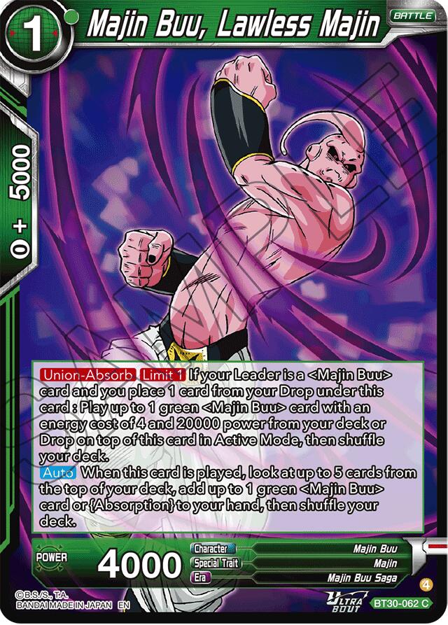 Majin Buu, Lawless Majin (BT30-062) [Three Glorious Fighters] | Devastation Store