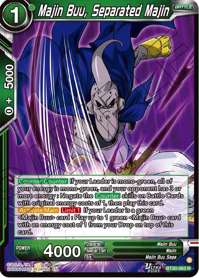 Majin Buu, Separated Majin (BT30-063) [Three Glorious Fighters] | Devastation Store