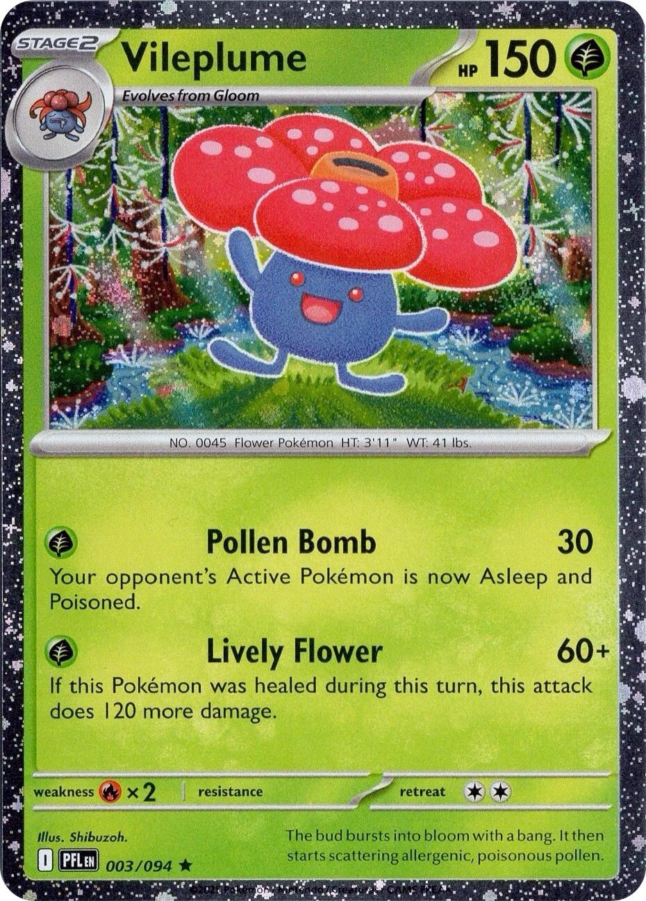 Vileplume (003/094) (Cosmos Holo) [Miscellaneous Cards] | Devastation Store