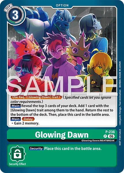 Glowing Dawn [P-236] (Store Tournament 2026 Vol. 2 Participation Pack) [Promotional Cards] | Devastation Store