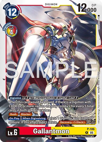 Gallantmon [P-186] (Reprint) [Advanced Booster Digimon Generation] | Devastation Store