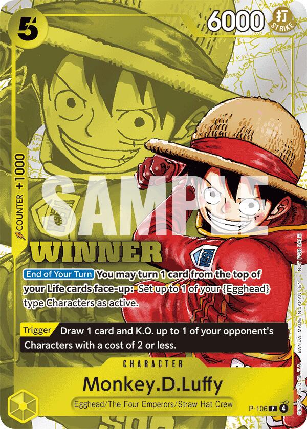Monkey.D.Luffy (Winner Pack 2026 Vol. 2) [One Piece Promotion Cards] | Devastation Store