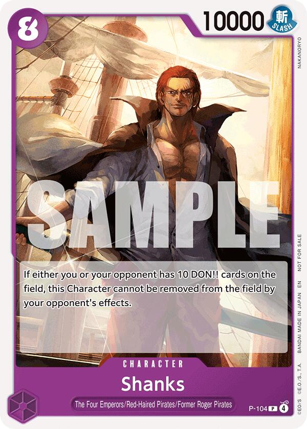 Shanks (Tournament Pack 2026 Vol. 2) [One Piece Promotion Cards] | Devastation Store
