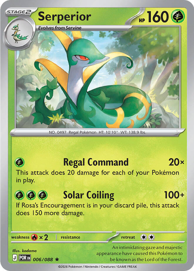 Serperior (006/088) (Deck Exclusive) [Mega Evolution: Perfect Order] | Devastation Store