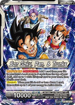 Son Goku, Pan, & Trunks // Son Goku, Pan, & Trunks, Exciting Adventures (SLR) (BT30-108) [Three Glorious Fighters] | Devastation Store