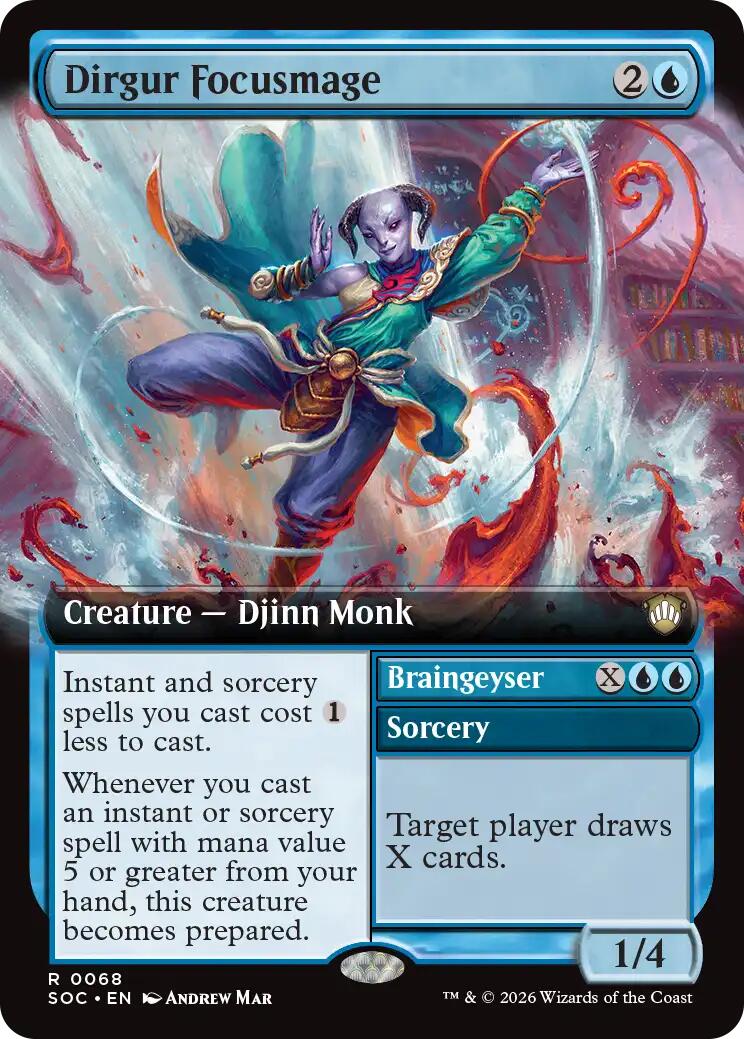 Dirgur Focusmage (Extended Art) [Secrets of Strixhaven Commander] | Devastation Store