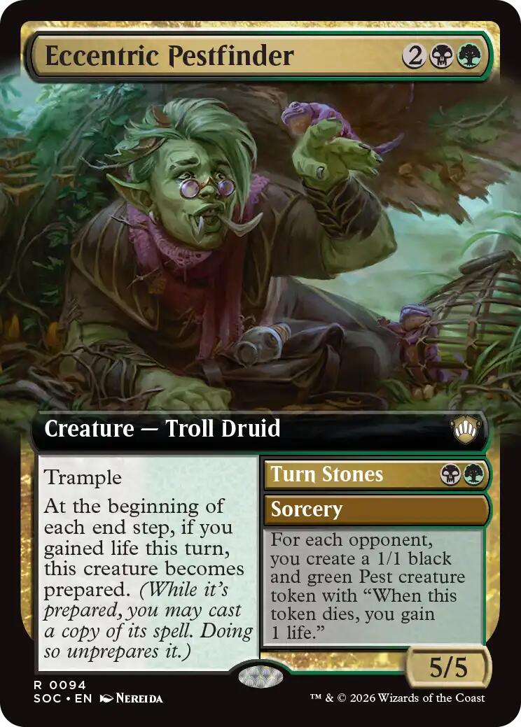 Eccentric Pestfinder (Extended Art) [Secrets of Strixhaven Commander] | Devastation Store