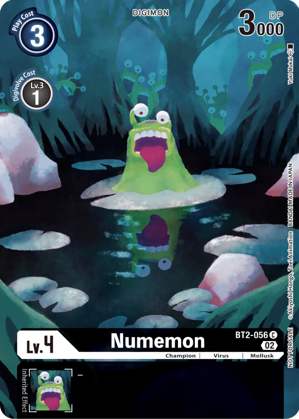 Numemon [BT2-056] (Digimon Illustration Competition Promotion Pack) [Release Special Booster Promos] | Devastation Store