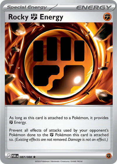 Rocky Fighting Energy (087/088) (Deck Exclusive) [Mega Evolution: Perfect Order] | Devastation Store