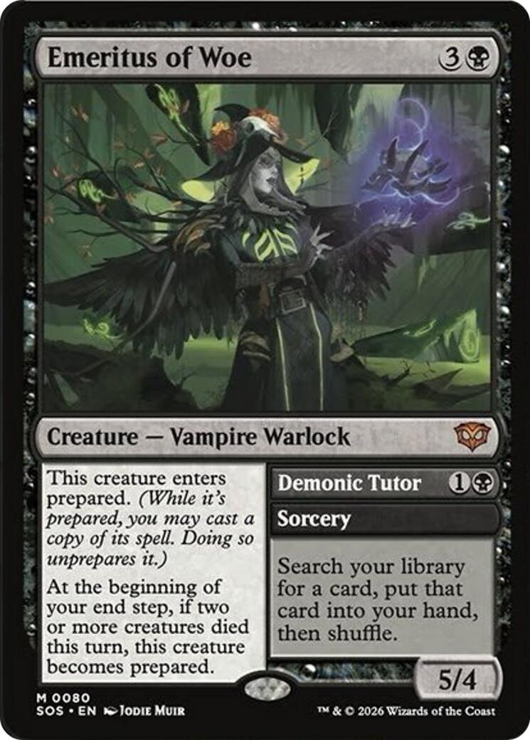Emeritus of Woe [Secrets of Strixhaven] | Devastation Store