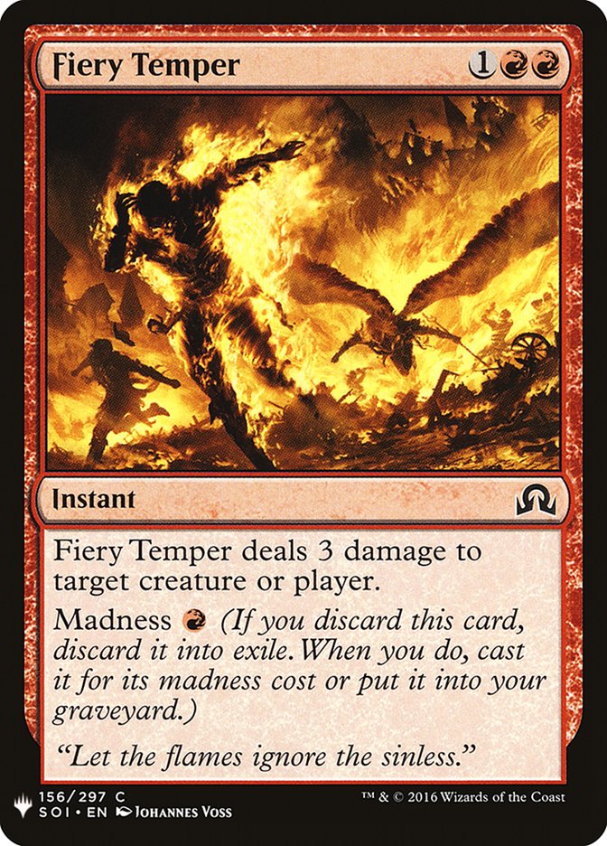 Fiery Temper [Mystery Booster] | Devastation Store