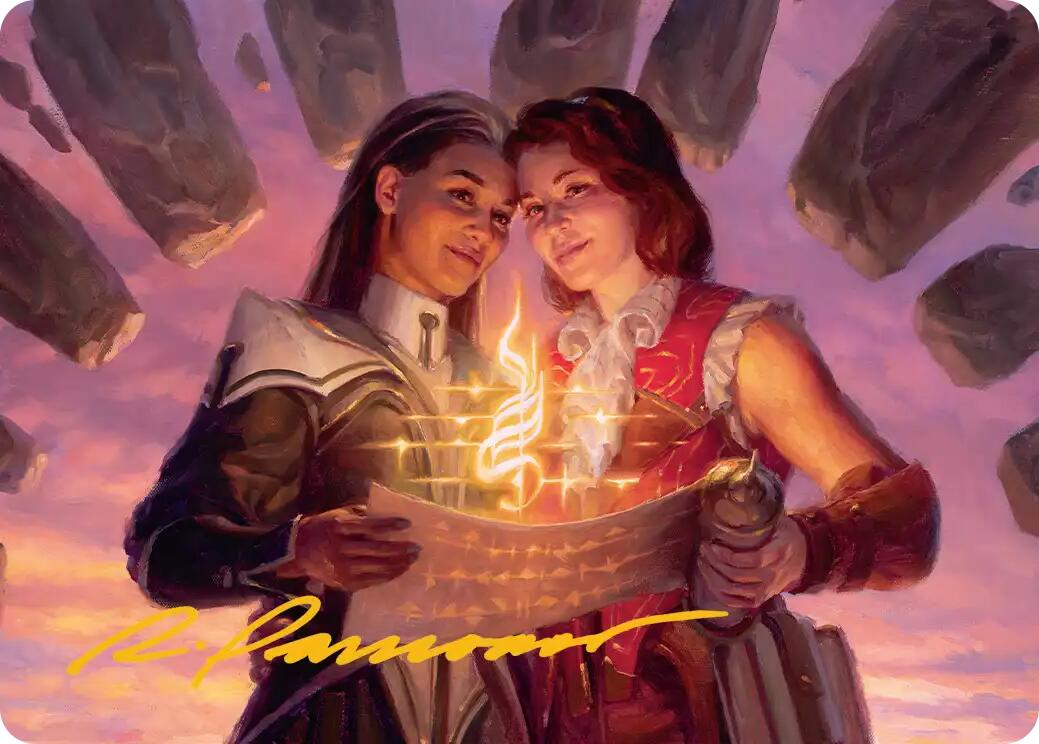 Joined Researchers Art Card (Gold-Stamped Signature) [Secrets of Strixhaven Art Series] | Devastation Store