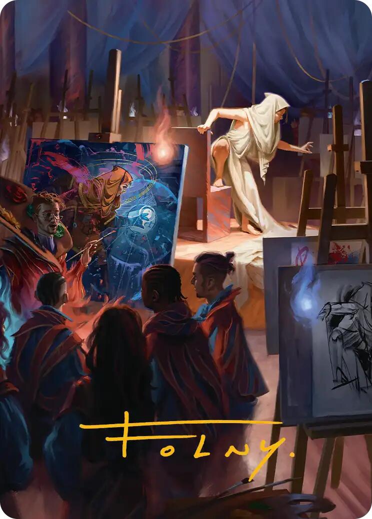 Archaeomancer Art Card (Gold-Stamped Signature) [Secrets of Strixhaven Art Series] | Devastation Store