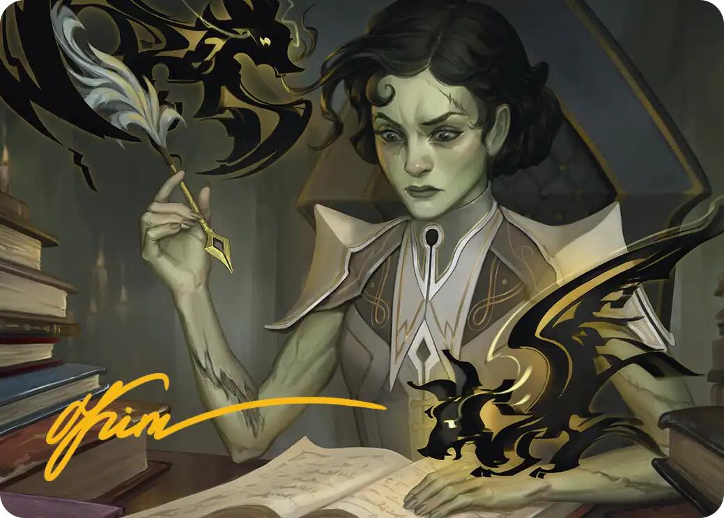 Eternal Student Art Card (Gold-Stamped Signature) [Secrets of Strixhaven Art Series] | Devastation Store