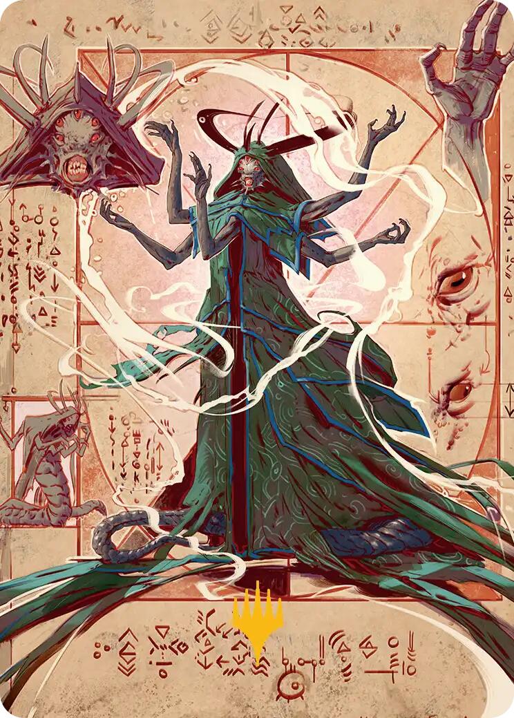 Tragedy Feaster Art Card (Gold-Stamped Planeswalker Symbol) [Secrets of Strixhaven Art Series] | Devastation Store