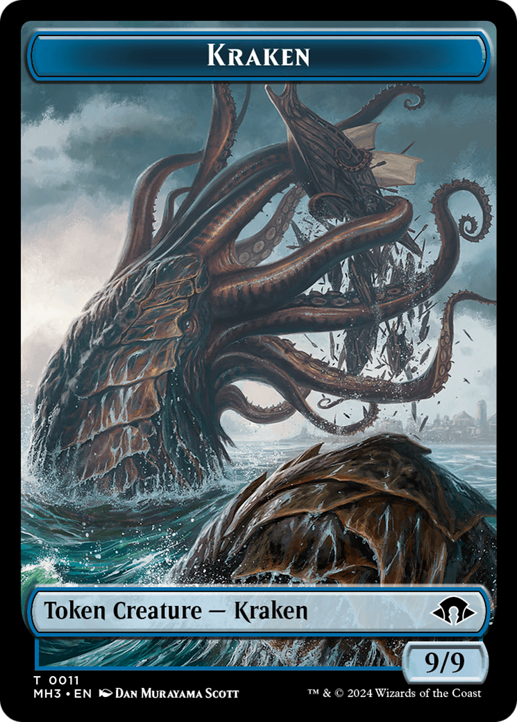 Kraken Token [Modern Horizons 3 Tokens] | Devastation Store
