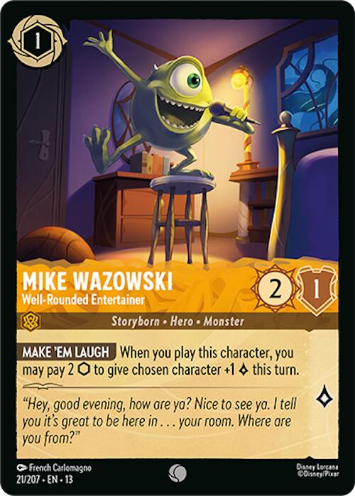 Mike Wazowski - Well-Rounded Entertainer (21/207) [Attack of the Vine!] | Devastation Store