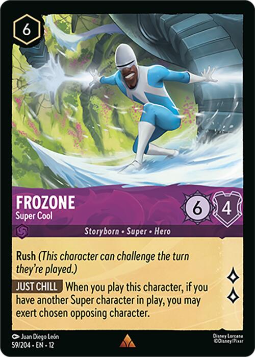 Frozone - Super Cool (59/204) [Wilds Unknown] | Devastation Store