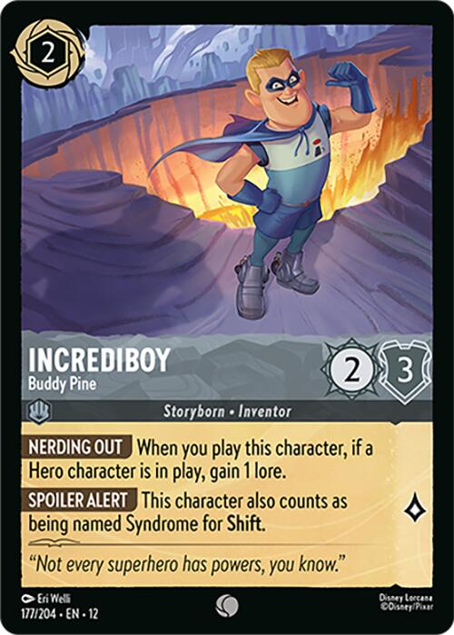 Incrediboy - Buddy Pine (177/204) [Wilds Unknown] | Devastation Store