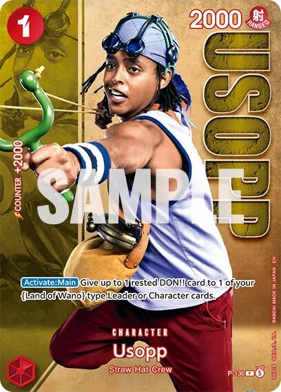 Usopp (P-136) (Premium Card Collection -Live Action Edition Vol.2 Straw Hat Crew-) [One Piece Promotion Cards] | Devastation Store