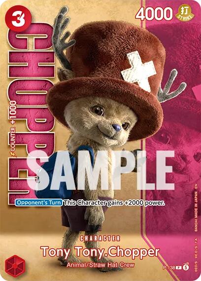 Tony Tony.Chopper (P-138) (Premium Card Collection -Live Action Edition Vol.2 Straw Hat Crew-) [One Piece Promotion Cards] | Devastation Store